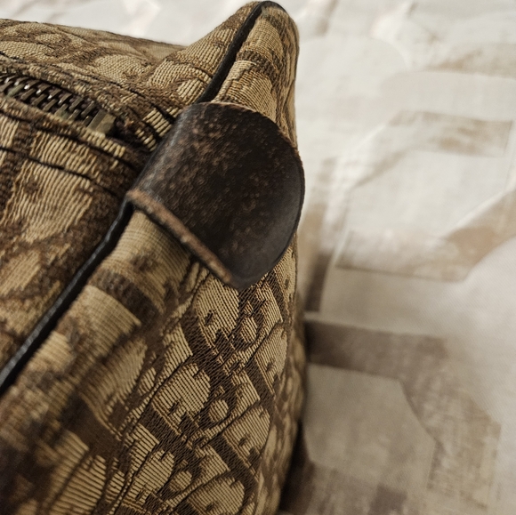 Christian Dior Brown Trotter Canvas Boston Tote Bag - Picture 7 of 16